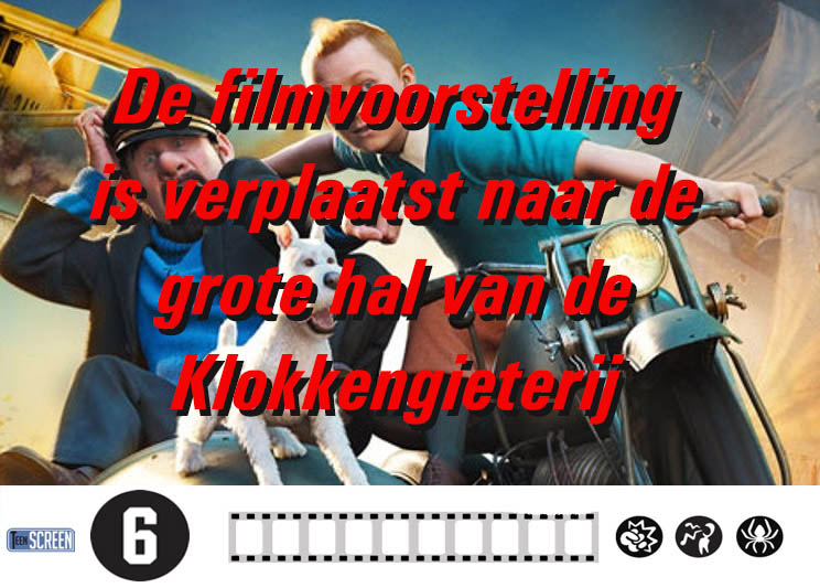 Filmvoorstelling verplaatst